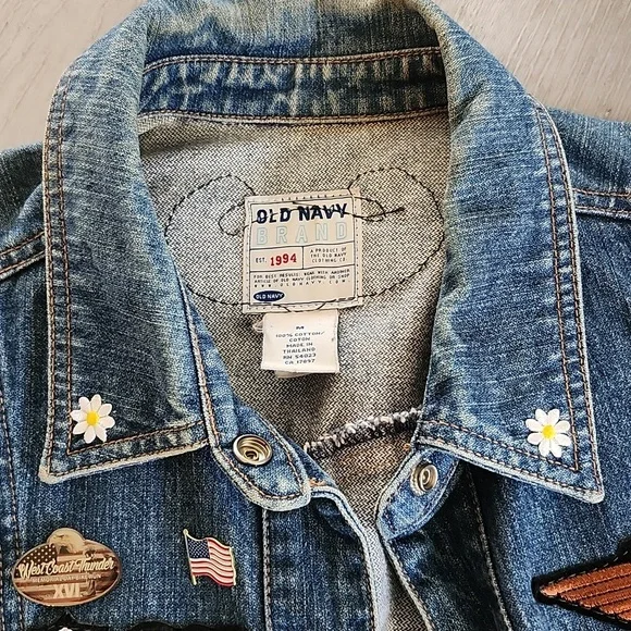 JEAN JACKET OLD NAVY :) M - Picture 5 of 9